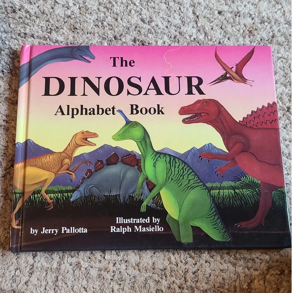 The Dinosaur Alphabet Book Jerry Pallotta Ralph Masiello Hardcover Kids Book